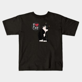 I Love Cat Kids T-Shirt